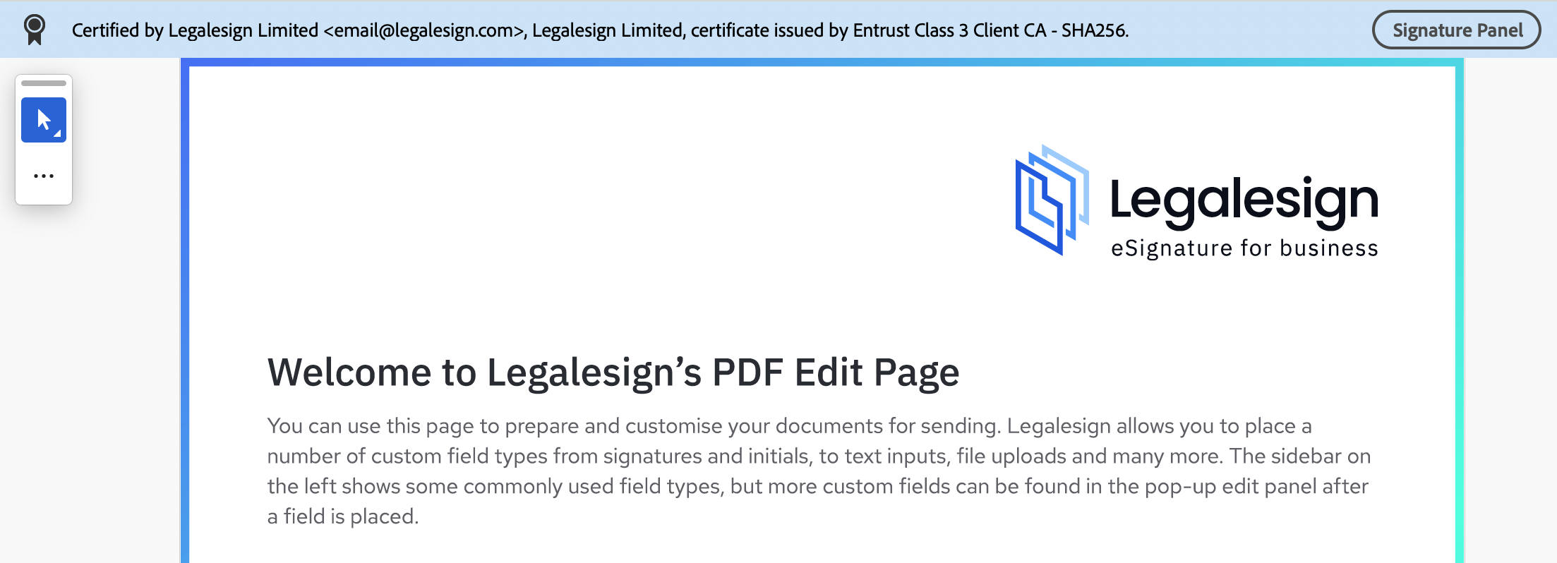 Documentation screenshot