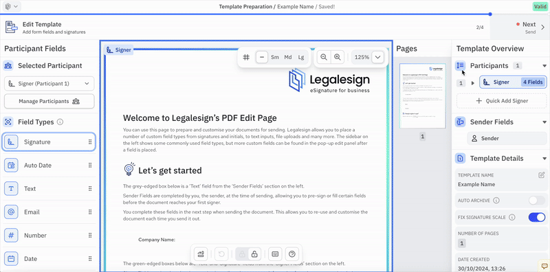 Documentation screenshot