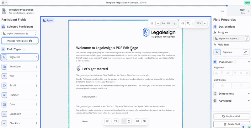 Documentation screenshot