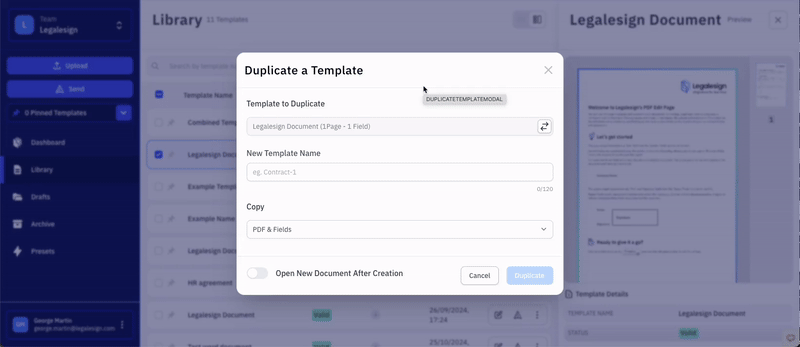 Documentation screenshot