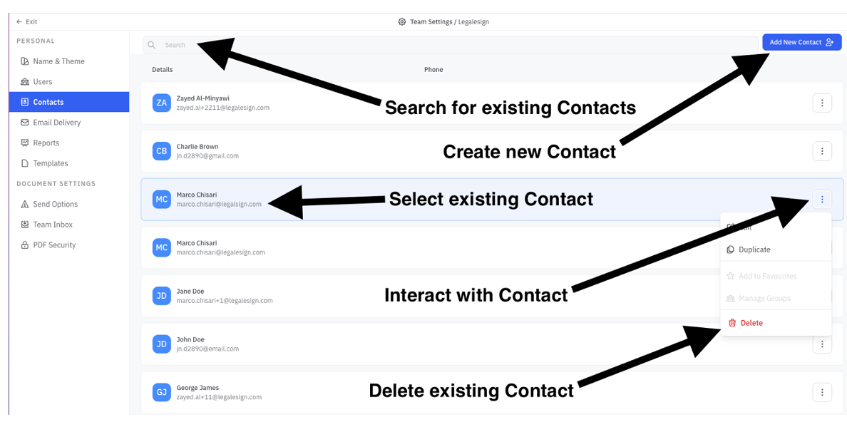 Documentation screenshot