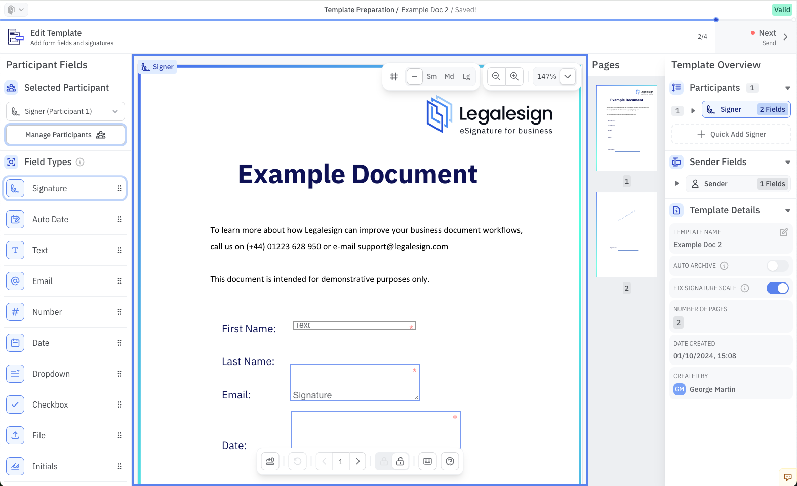 Documentation screenshot