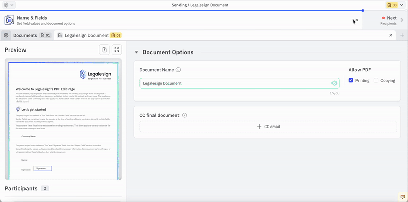 Documentation screenshot