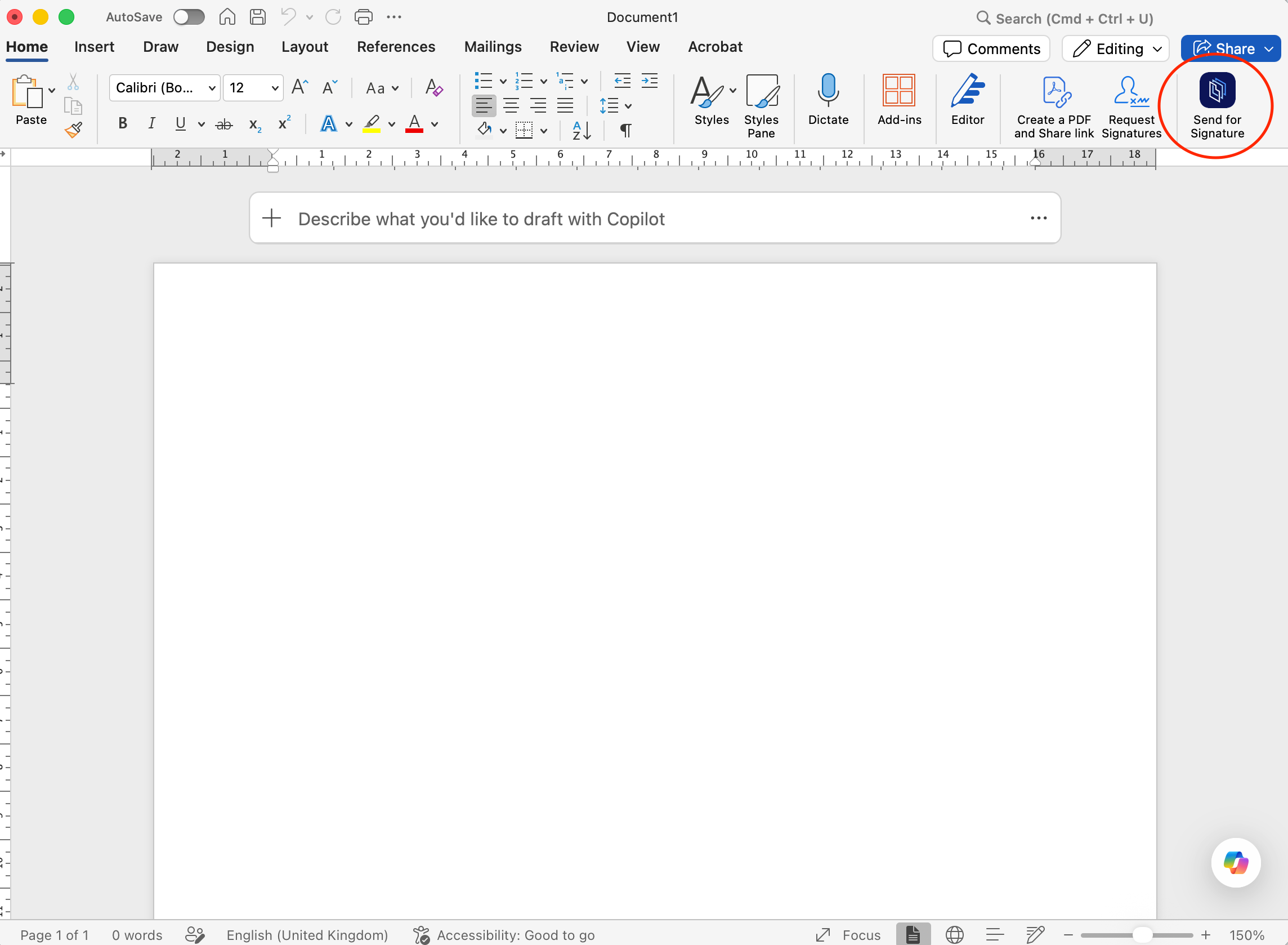 Use the Legalesign Microsoft Word Add-In