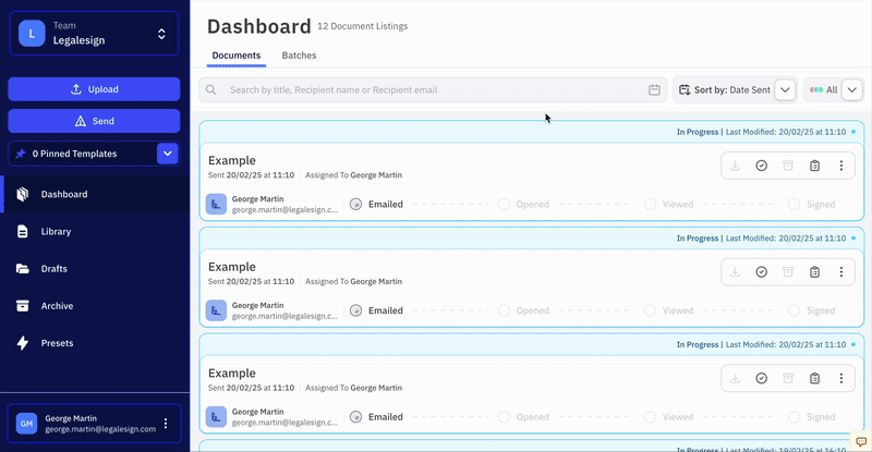 Screenshot der Dokumentation