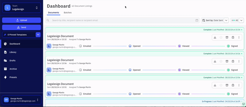 Screenshot der Dokumentation