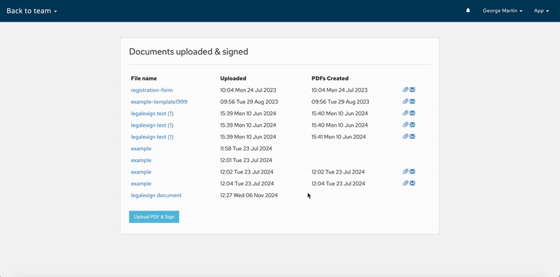 Captura de pantalla de la documentación